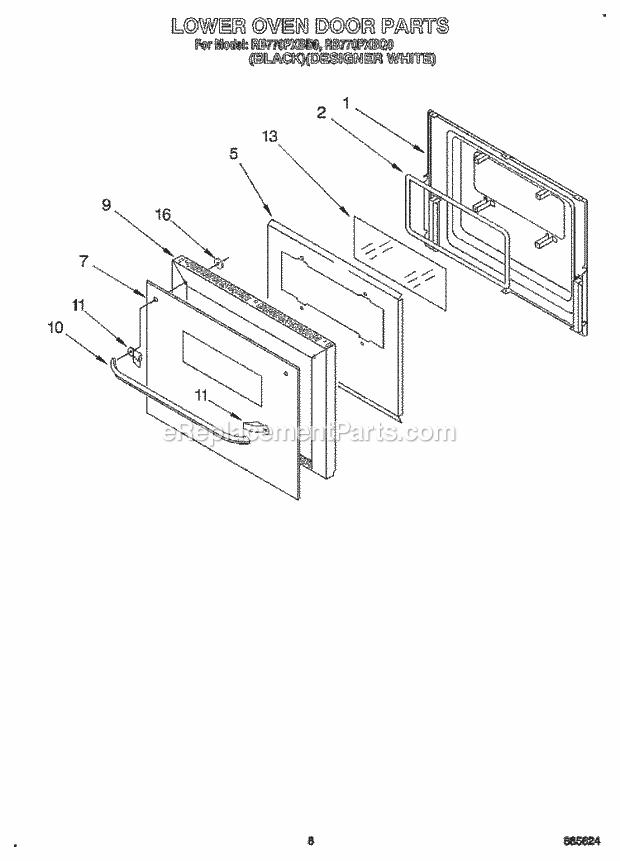 Whirlpool RB770PXBQ0 27