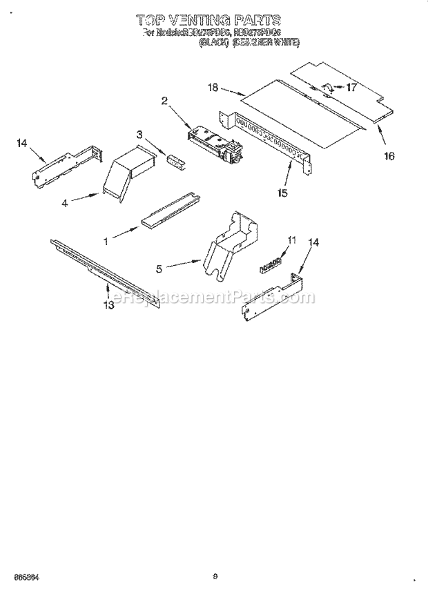 Whirlpool RBD275PDB6 27