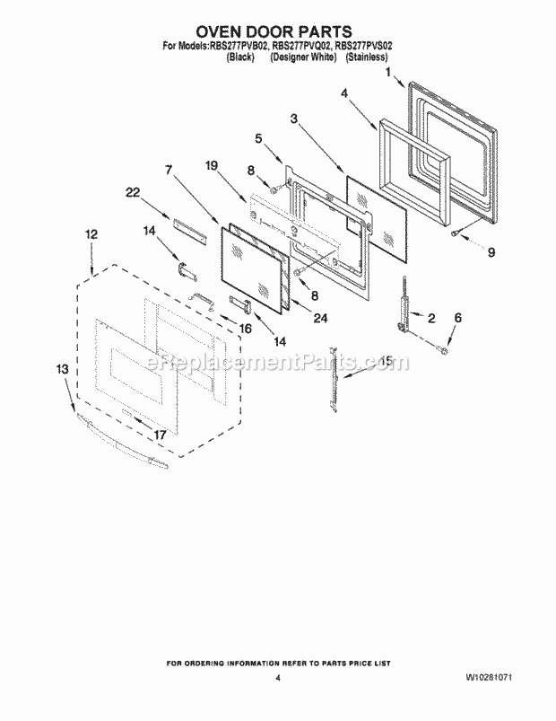 Whirlpool RBS277PVB02 27