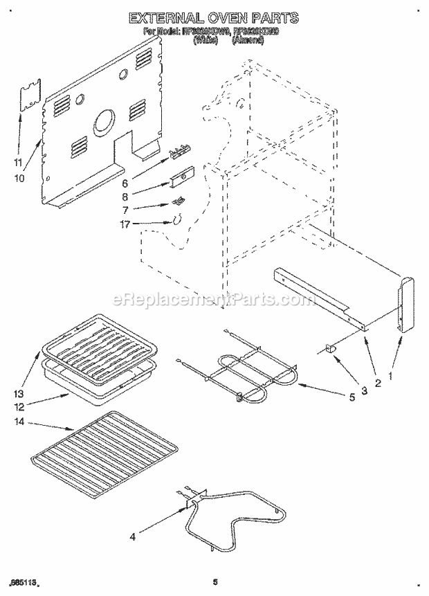 Whirlpool RF3020XDN0 30