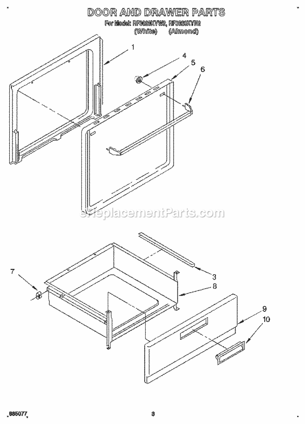 Whirlpool RF3020XYN2 30