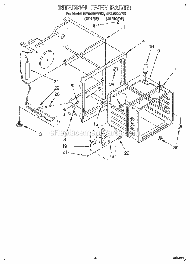 Whirlpool RF3020XYN2 30