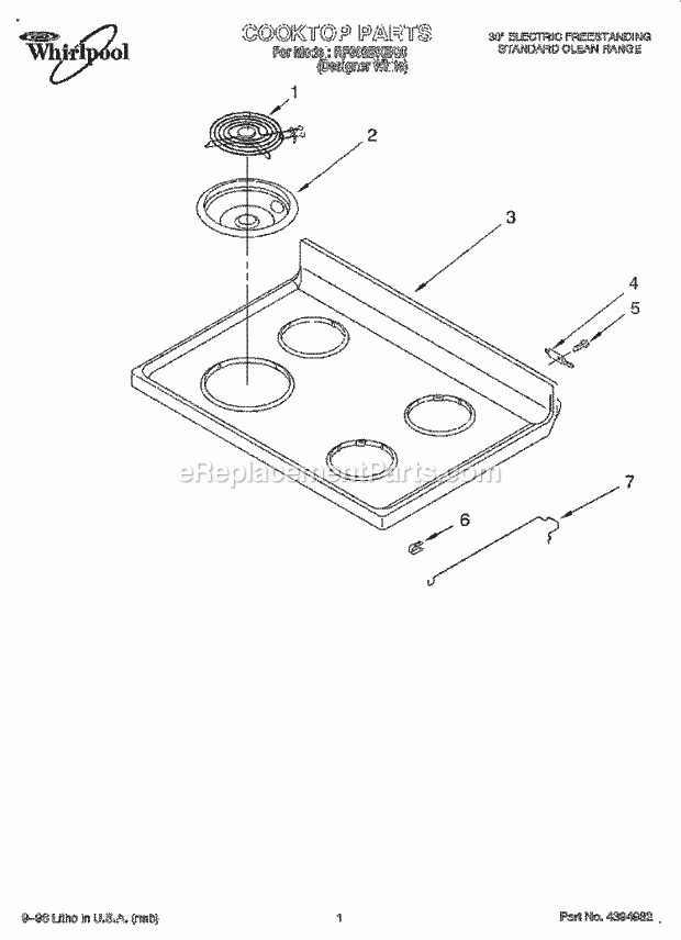 Whirlpool RF302BXEQ0 30