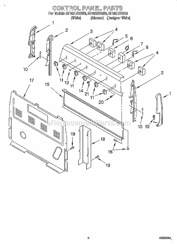 Whirlpool RF302BXGQ0 30