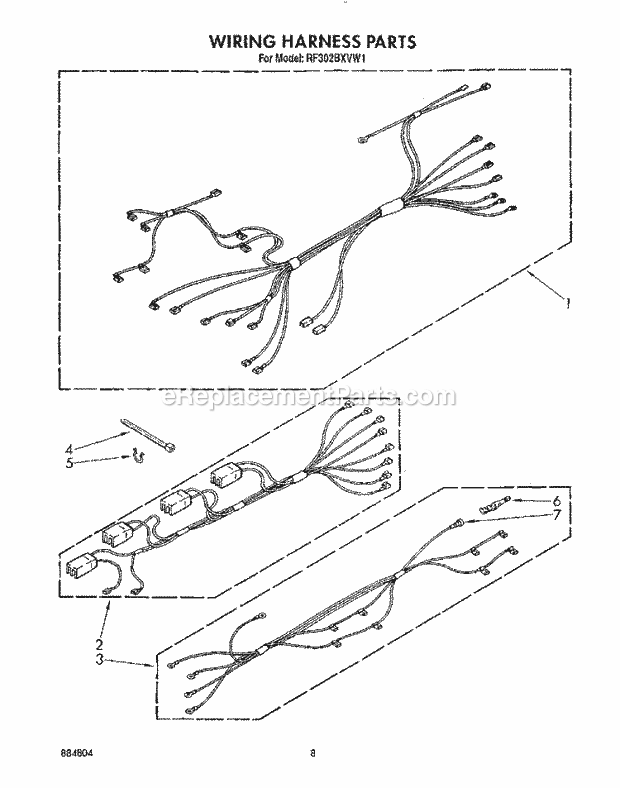 Whirlpool RF302BXVW1 30