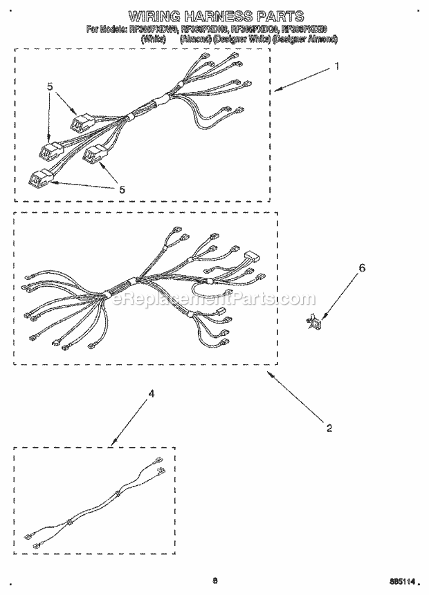 Whirlpool RF305PXDN0 30