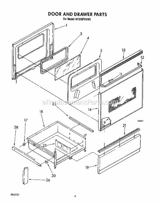 Whirlpool RF310PXVM0 30