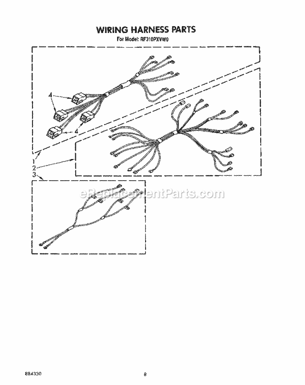 Whirlpool RF310PXVN0 30