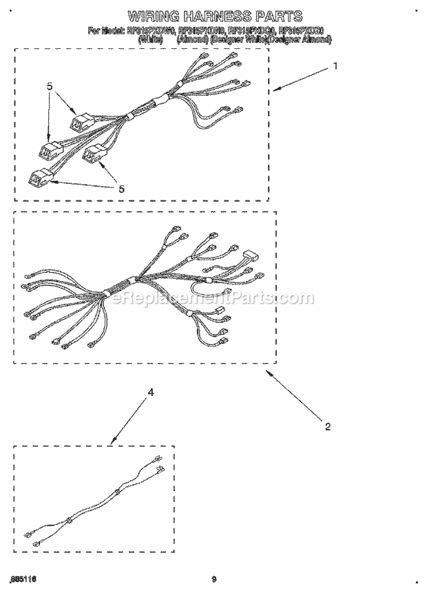 Whirlpool RF315PXDN0 30