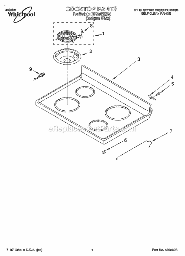 Whirlpool RF360BXEQ0 30