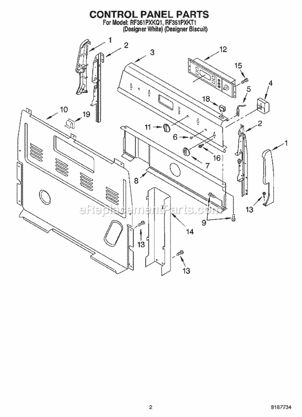 Whirlpool RF361PXKQ1 30