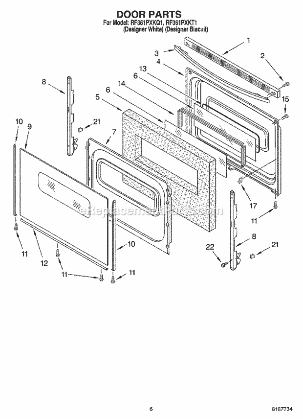 Whirlpool RF361PXKQ1 30