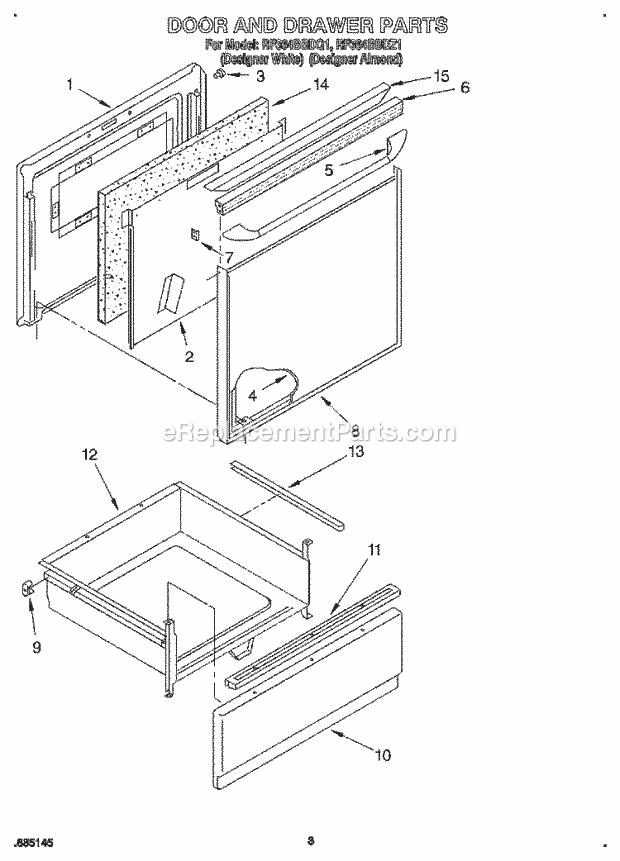 Whirlpool RF364BBDQ1 30