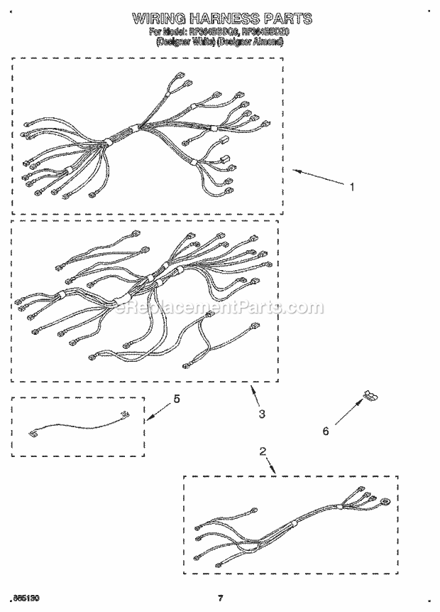 Whirlpool RF364BBDZ0 30