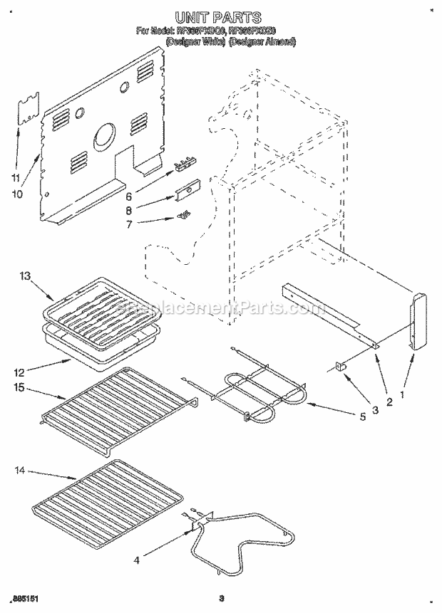 Whirlpool RF366PXDQ0 30