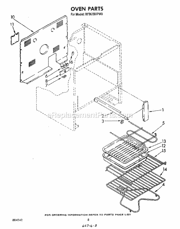 Whirlpool RF367BXPW0 Freestanding Electric Range Oven(Continued), Literature and Optional Diagram