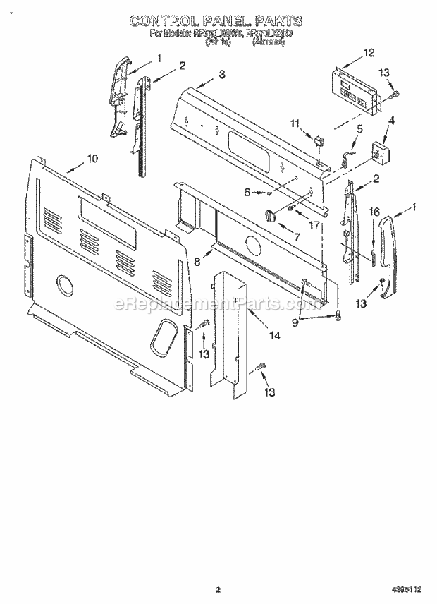 Whirlpool RF370LXGW0 30