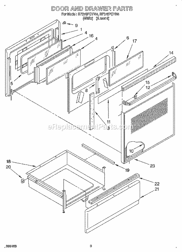 Whirlpool RF376PCYW4 30