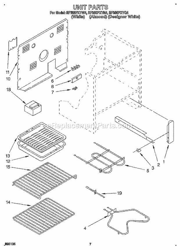 Whirlpool RF385PXYQ4 30