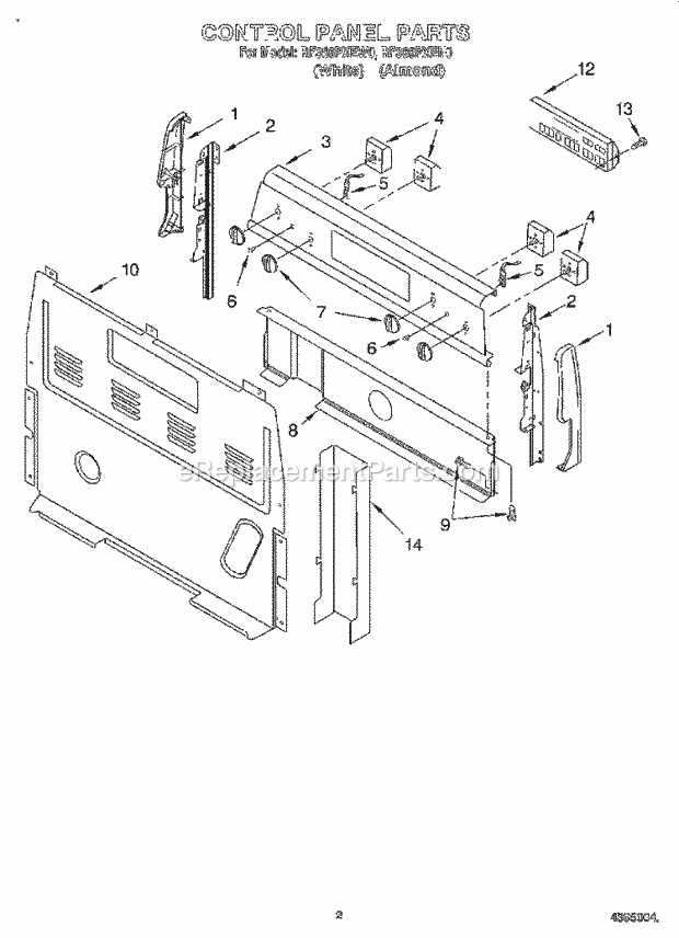 Whirlpool RF386PXEN0 30