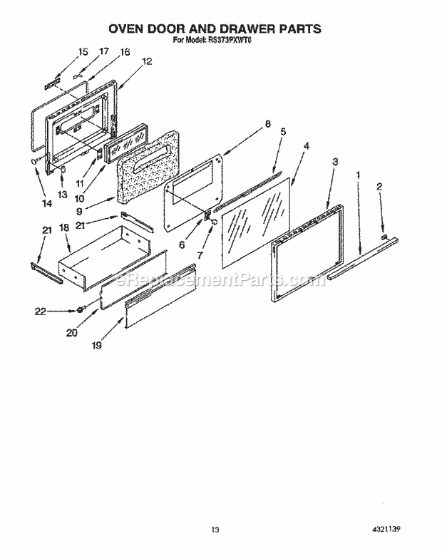 Whirlpool RS373PXWT0 30