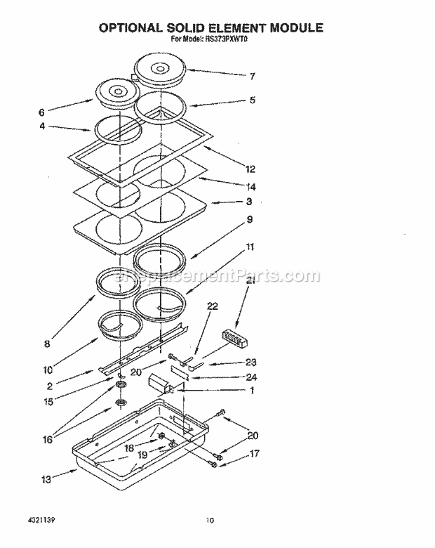 Whirlpool RS373PXWW0 30