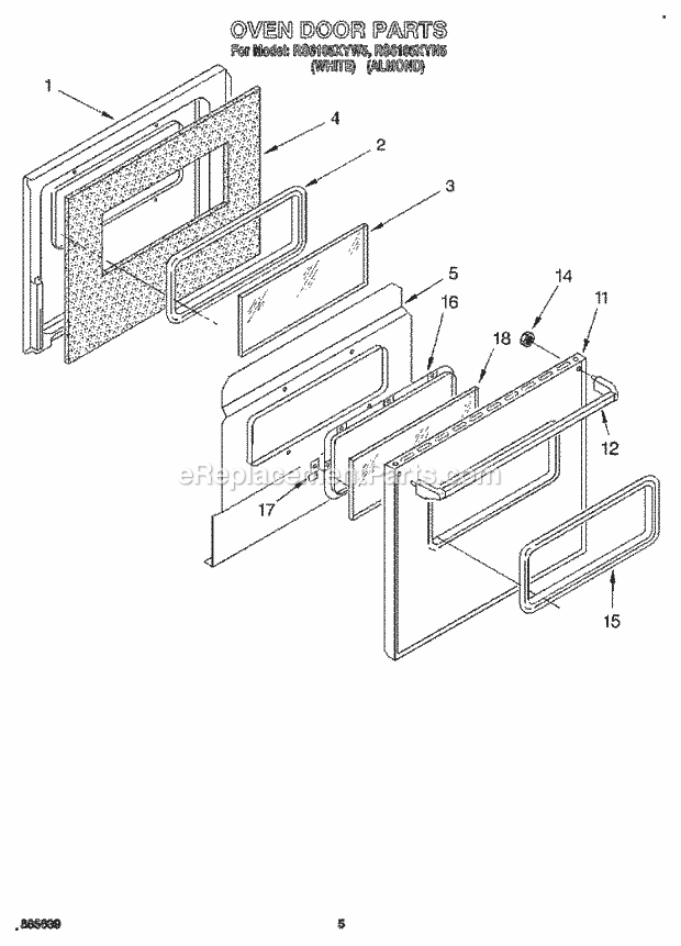 Whirlpool RS6105XYN5 30