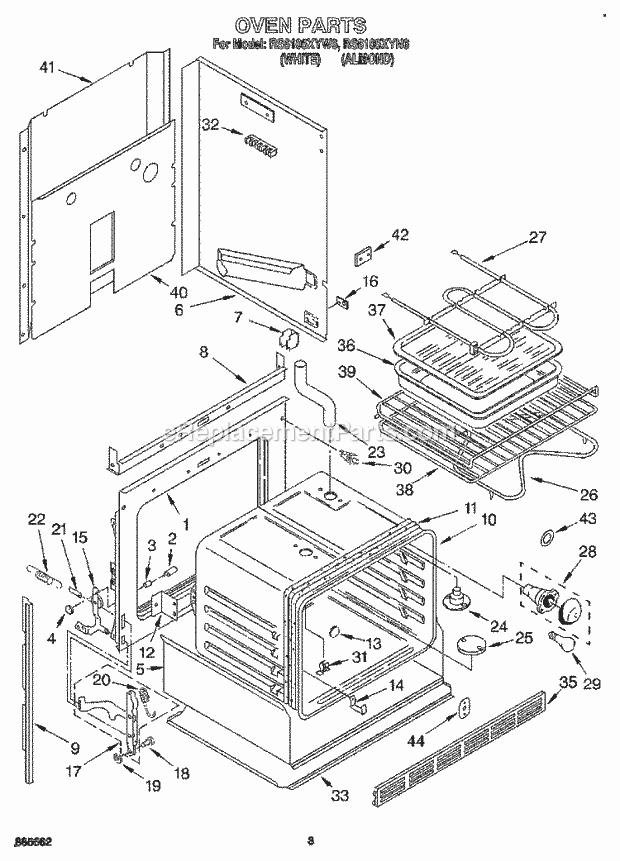 Whirlpool RS6105XYN6 30