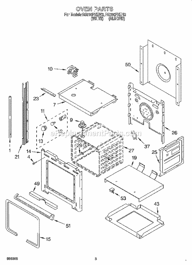 Whirlpool RS610PXEW2 30