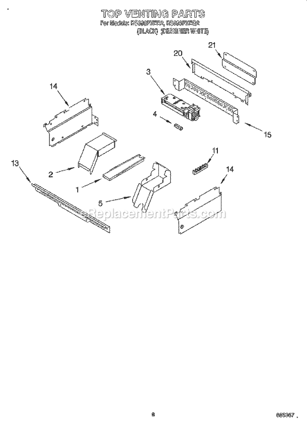 Whirlpool RS696PXEB2 30