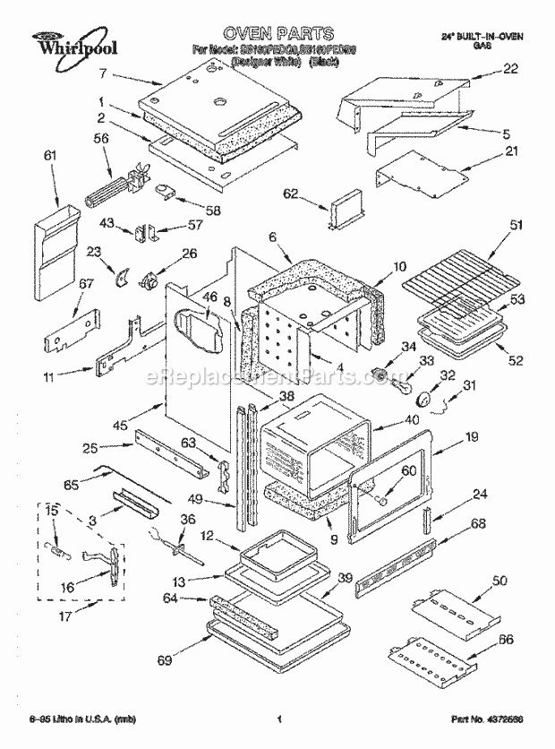 Whirlpool SB160PEDB0 24