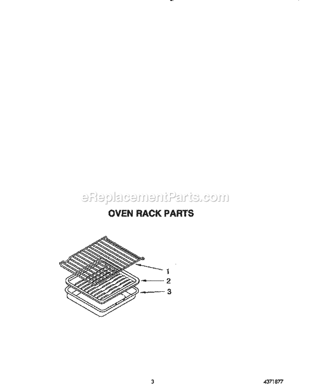 Whirlpool SE960PEYN2 Range Oven Rack Diagram