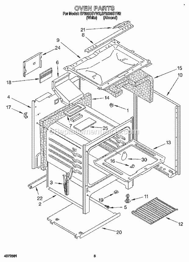 Whirlpool SF3000SYN2 30