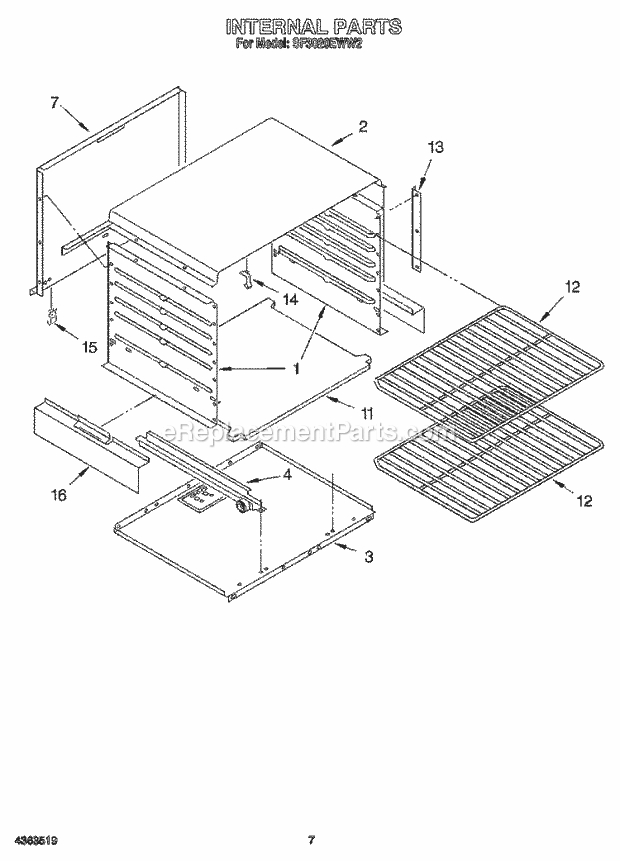 Whirlpool SF3020EWW2 30