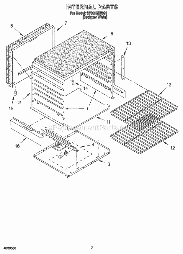 Whirlpool SF305BEWQ1 30