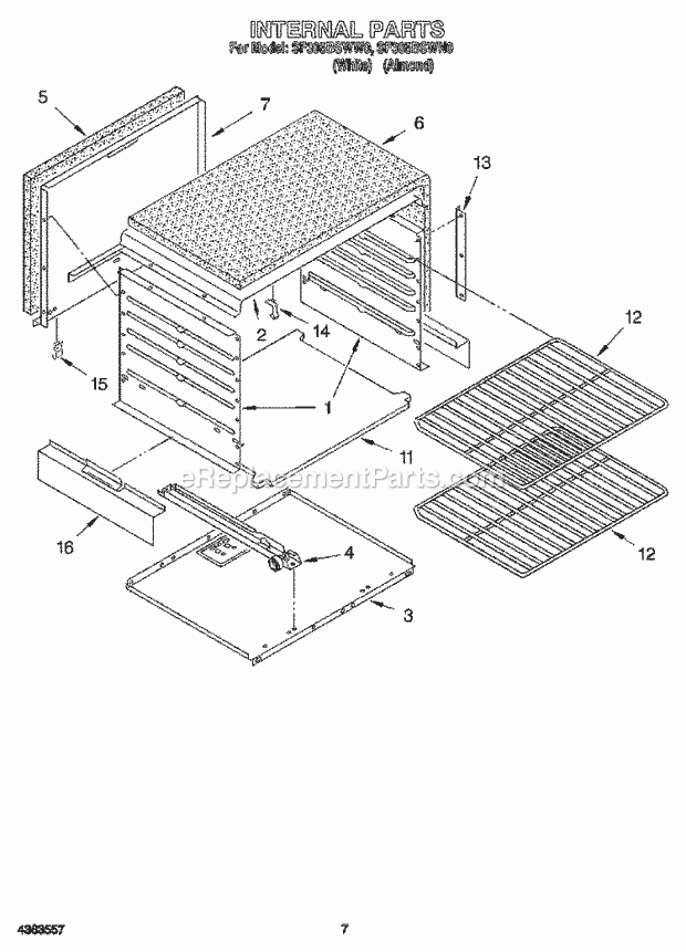 Whirlpool SF305BSWN0 30