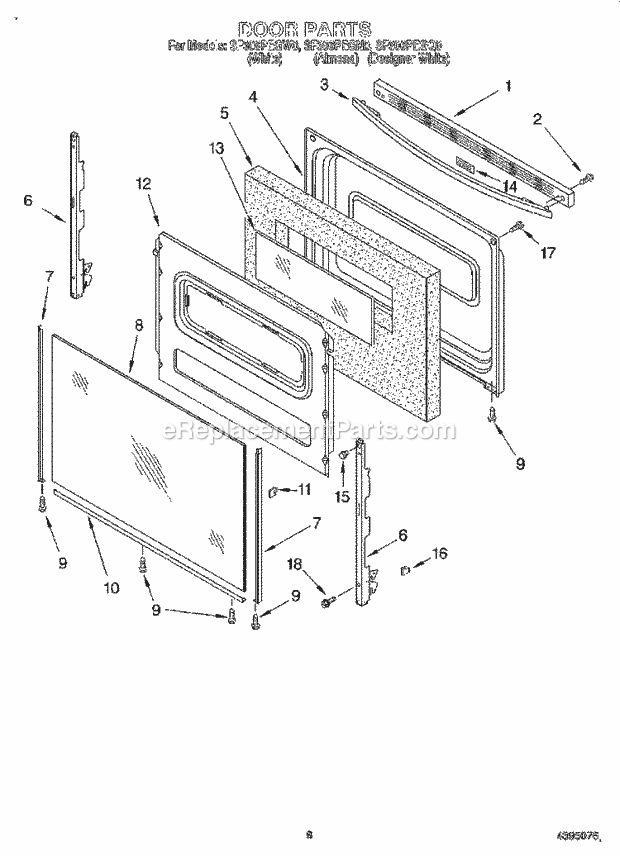 Whirlpool SF306PEGW0 30