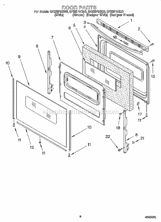 Whirlpool SF325PEGW0 30