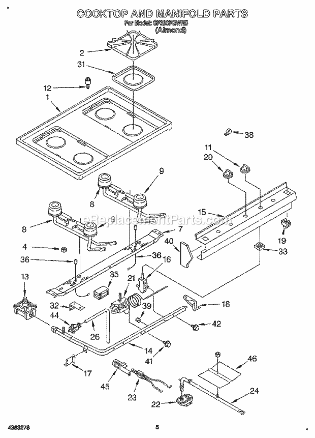 Whirlpool SF330PEWN5 30