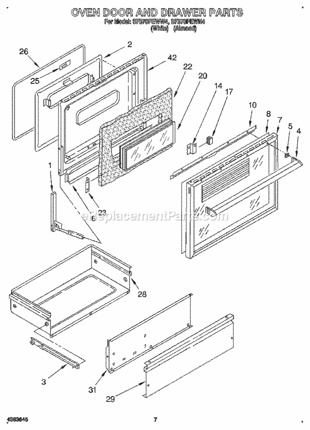 Whirlpool SF370PEWN4 30