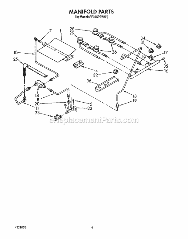 Whirlpool SF375PEWN2 30