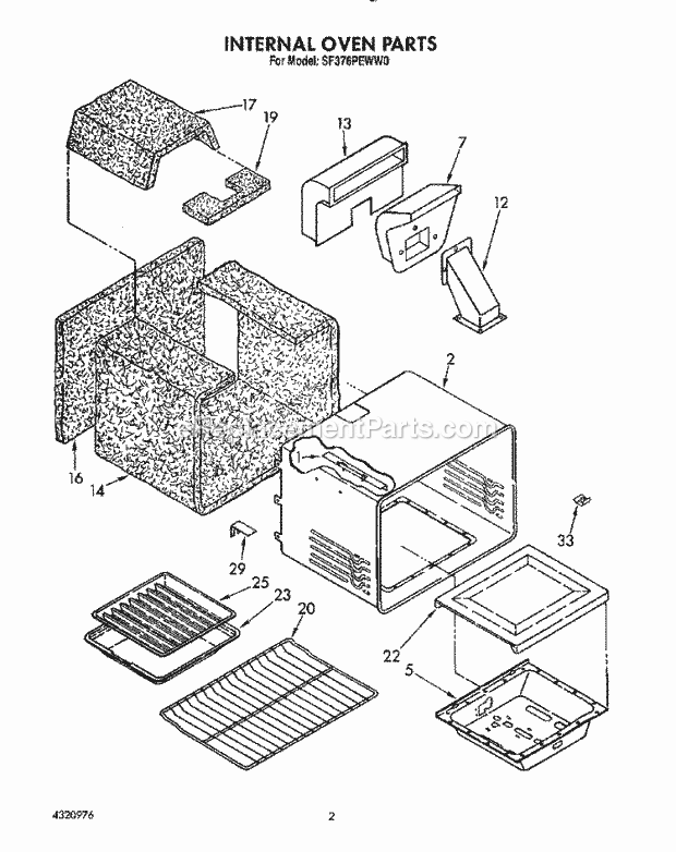 Whirlpool SF376PEWW0 30