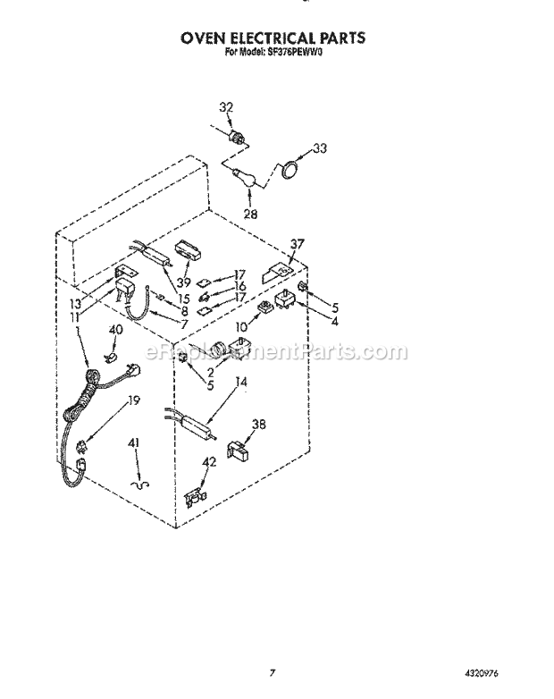 Whirlpool SF376PEWW0 30