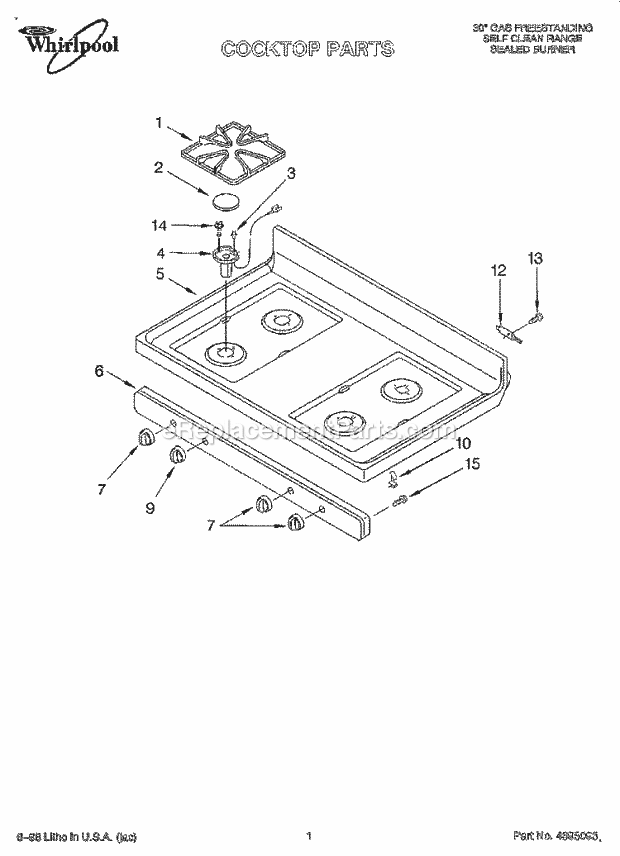 Whirlpool SF377PEGQ0 30