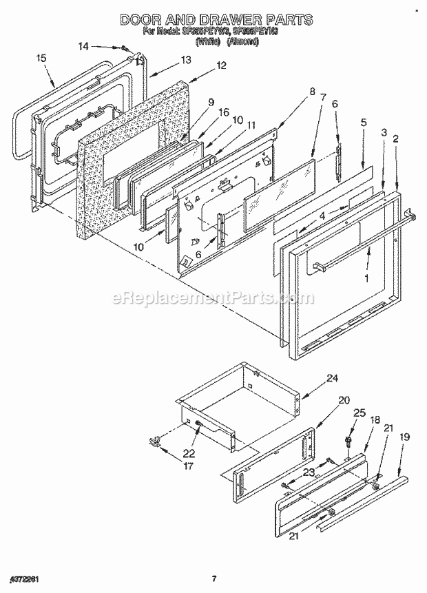 Whirlpool SF385PEYW3 30