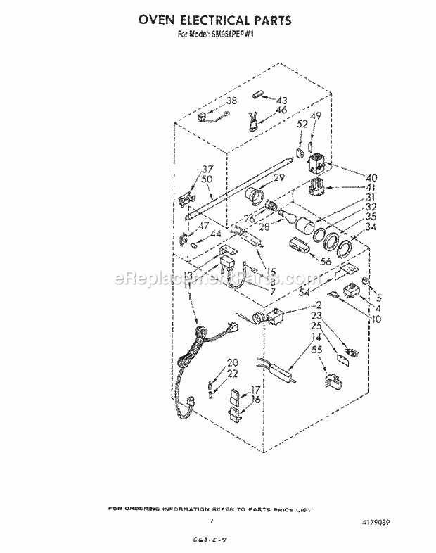 Whirlpool SM958PEPW1 Gas Range Oven Electrical Diagram