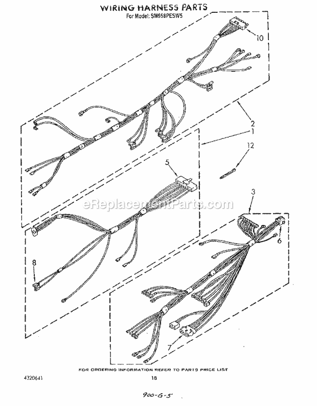 Whirlpool SM958PESW5 Gas Range Wiring Harness , Literature and Optional Diagram