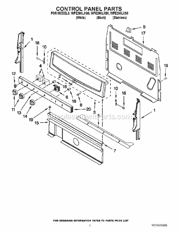 Whirlpool WFE260LXB0 30