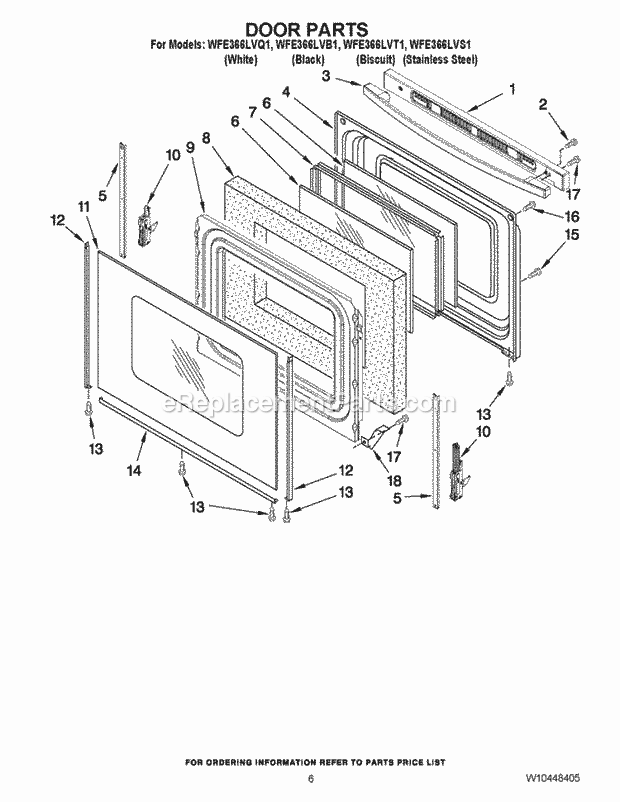 Whirlpool WFE366LVT1 30