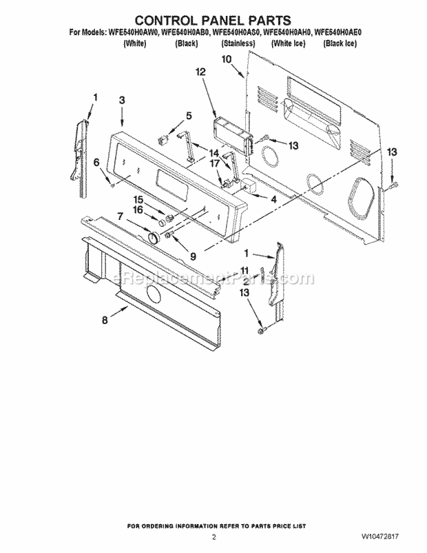 Whirlpool WFE540H0AE0 30